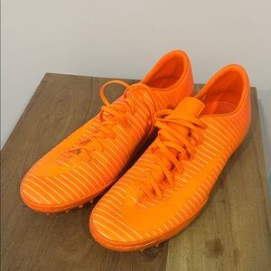 Nike Men's Bright Orange Athletic Cleats